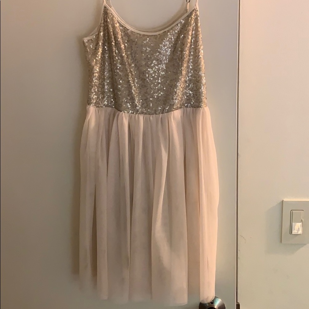 Peach dress